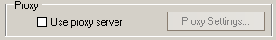 Proxy Server Settings