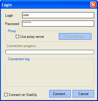 Login Dialog